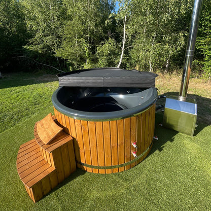 Vela Wood Fired Hot Tub – 200cm