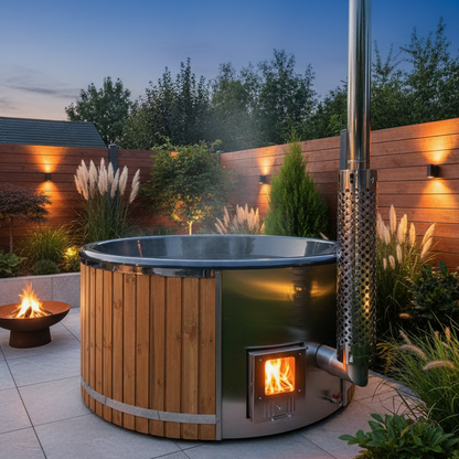 Luma Wood Fired Hot Tub - 200cm